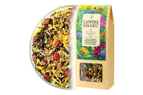 Herbata Czarna LAWINA SMAKU (KT) (50g) Intensywność W Każdym Łyku !!